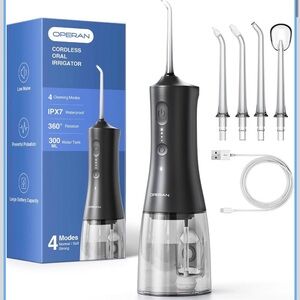 Operan Cordless Oral Irrigator - Black